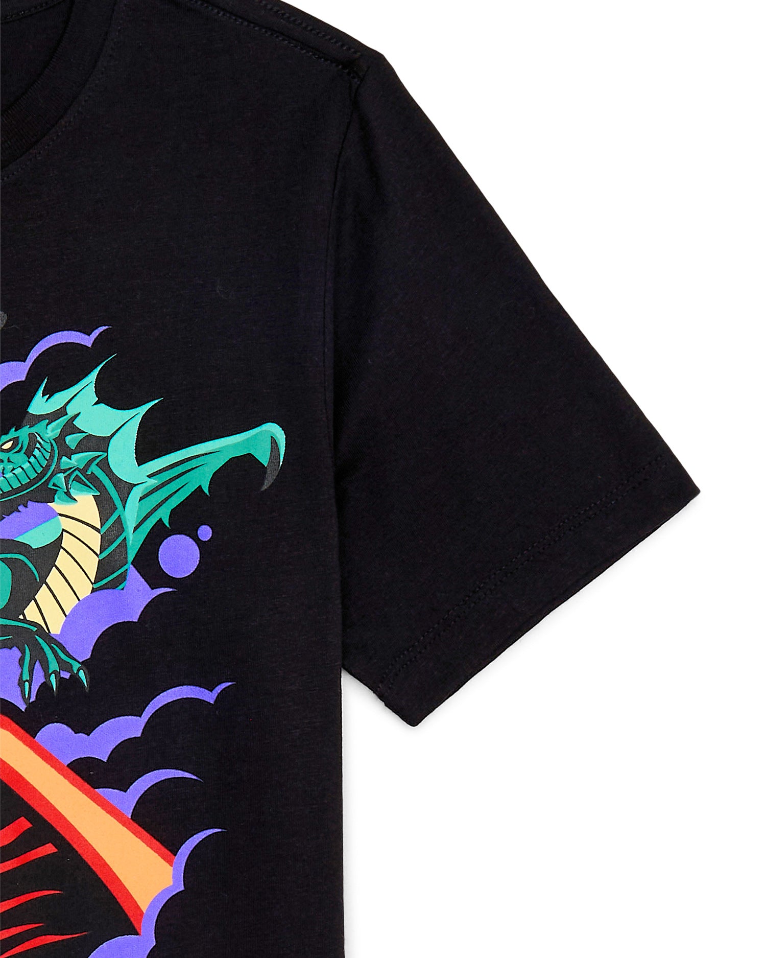 Dungeons And Dragons Shirt Boy's Red and Green Dragon Short Sleeve Tee