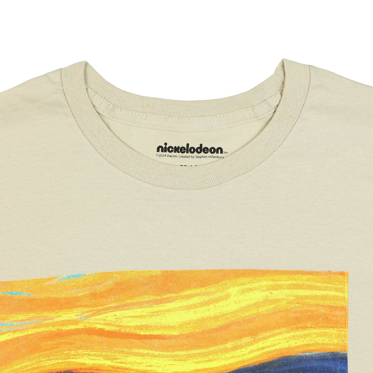 SpongeBob SquarePants T-Shirt Men's The Scream Painting Tee