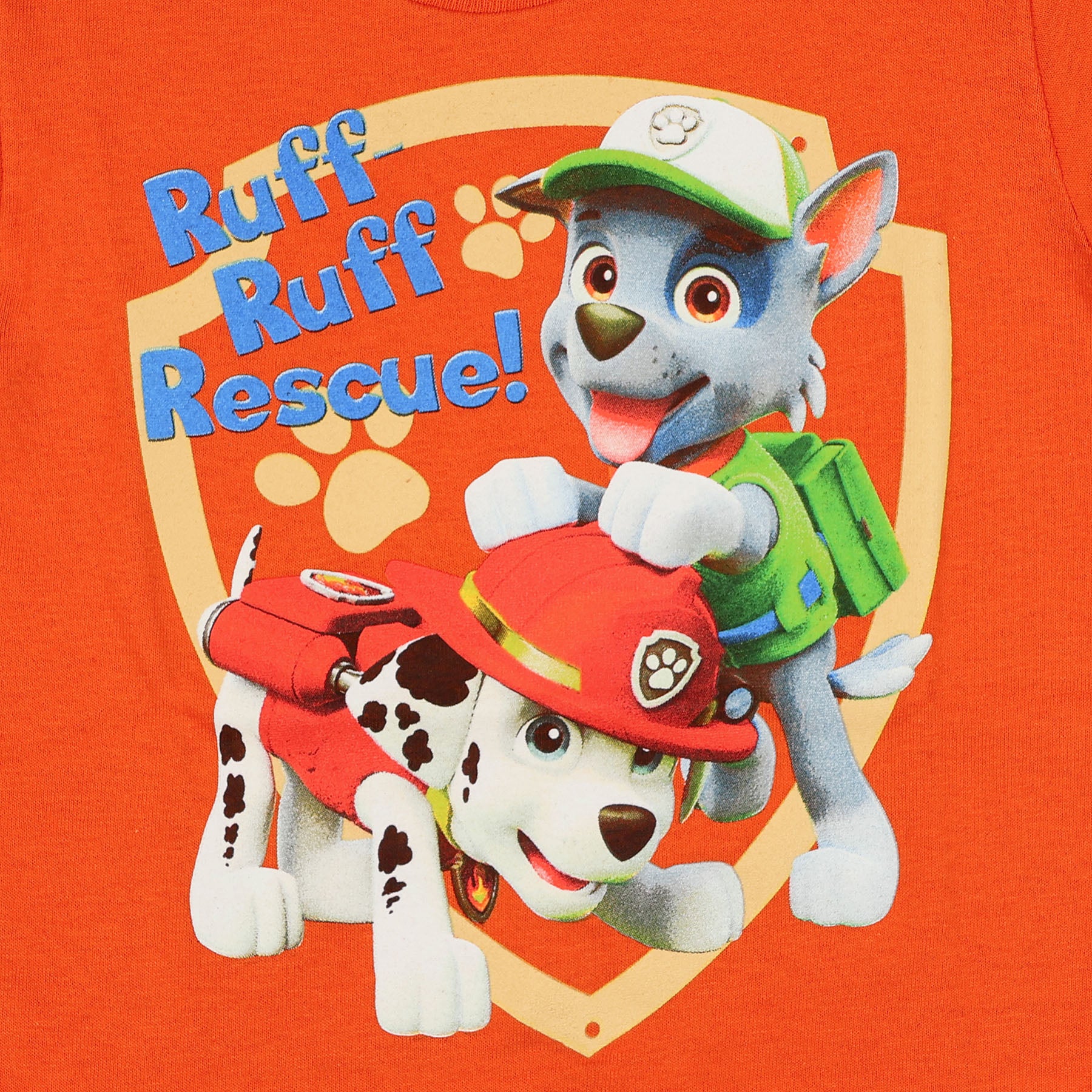 Paw Patrol Shirt Boy's Toddler Ruff Ruff Rescue Short Sleeve Tee