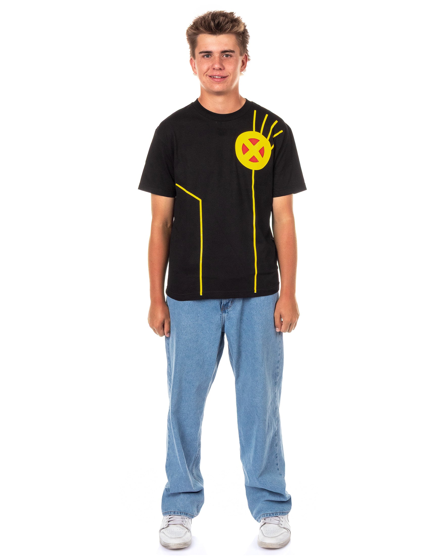 Marvel Comics X-Men Shirt Men's Cyclops Short Sleeve Costume Tee