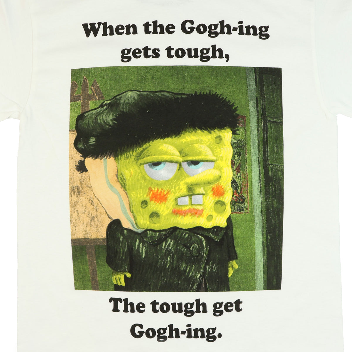 SpongeBob SquarePants Shirt Men's Van Gogh-ing Short Sleeve Tee