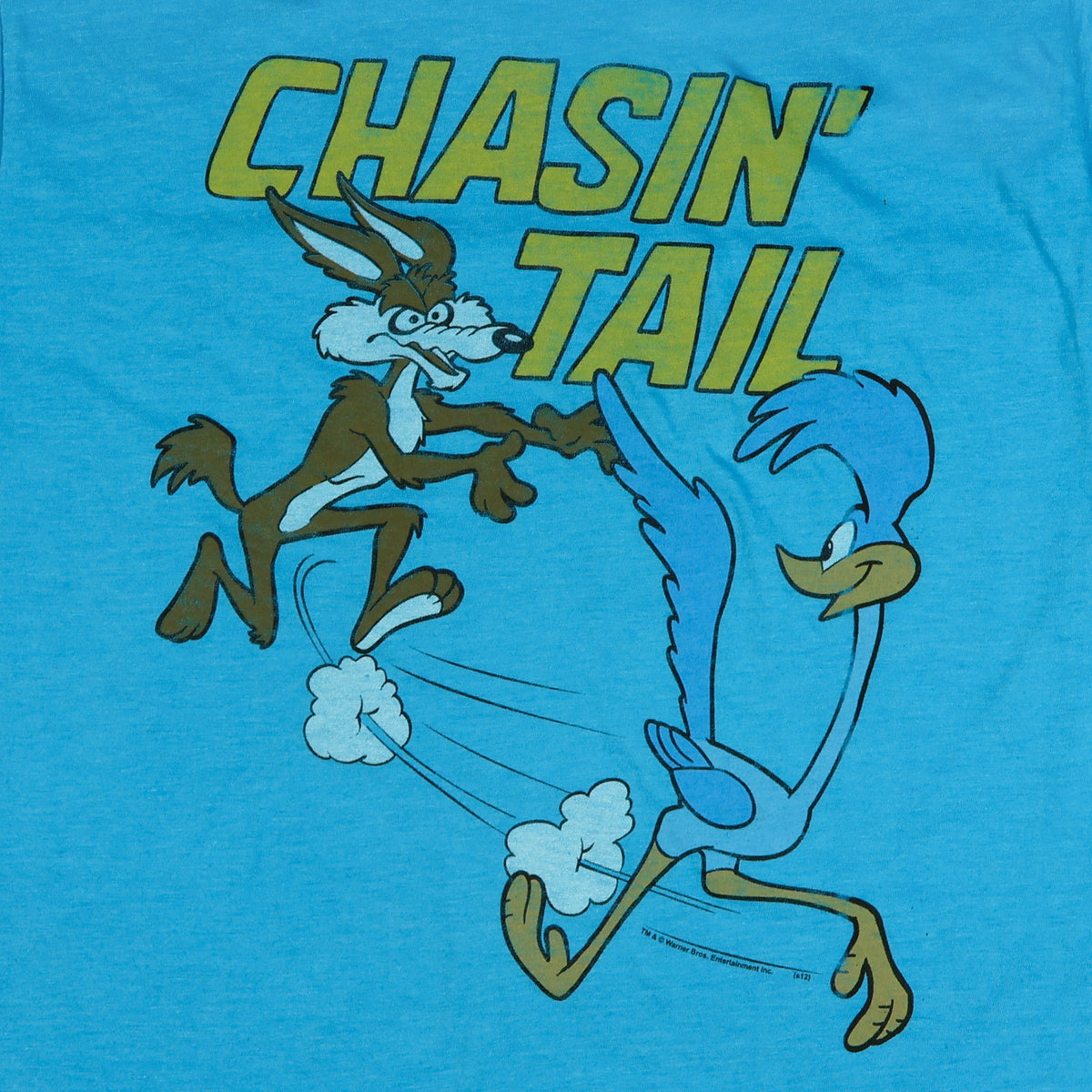 Looney Tunes Shirt Men's Road Runner Chasin Tail Short Sleeve Top