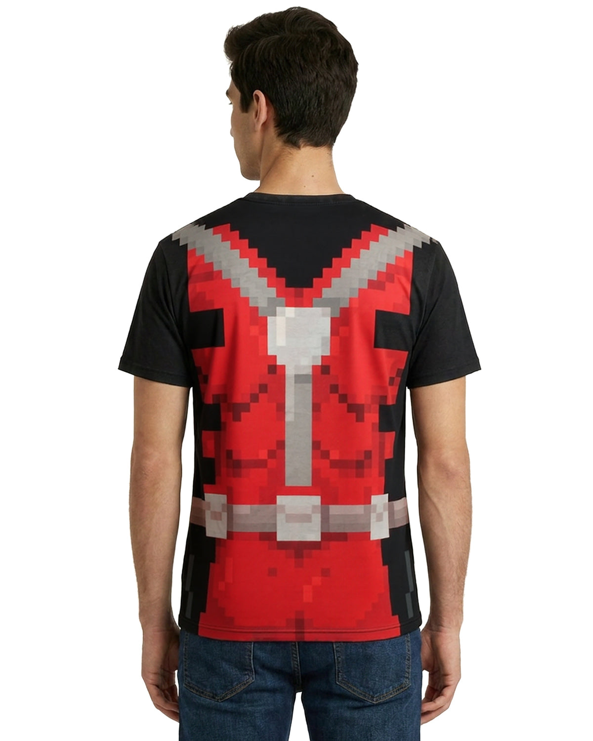 Marvel Deadpool T-Shirt Men's Pixel Art Sublimation Tee