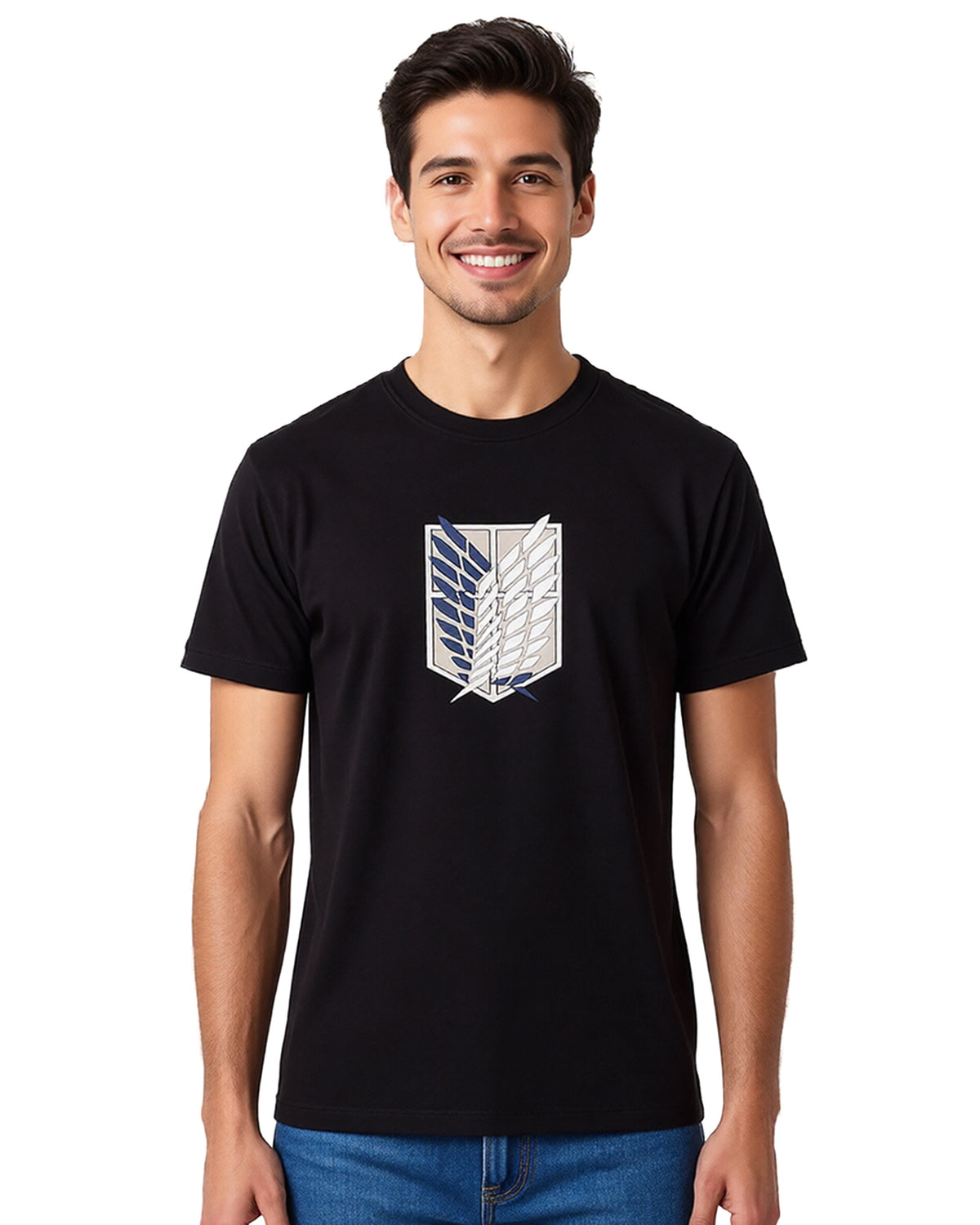 Attack on Titan T-Shirt Men's Wings of Freedom Graphic Tee
