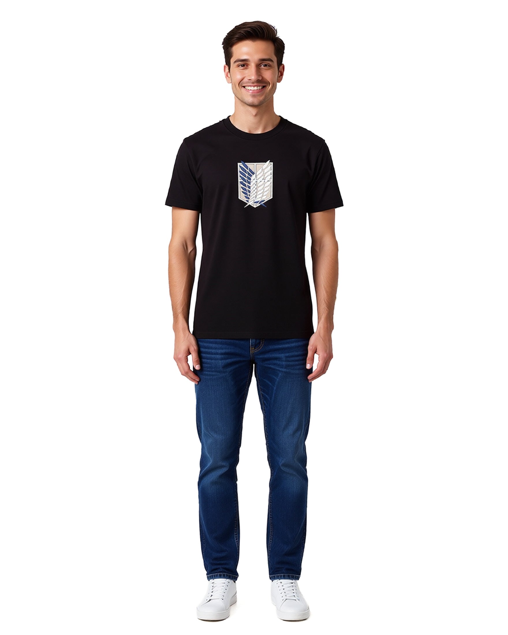 Attack on Titan T-Shirt Men's Wings of Freedom Graphic Tee