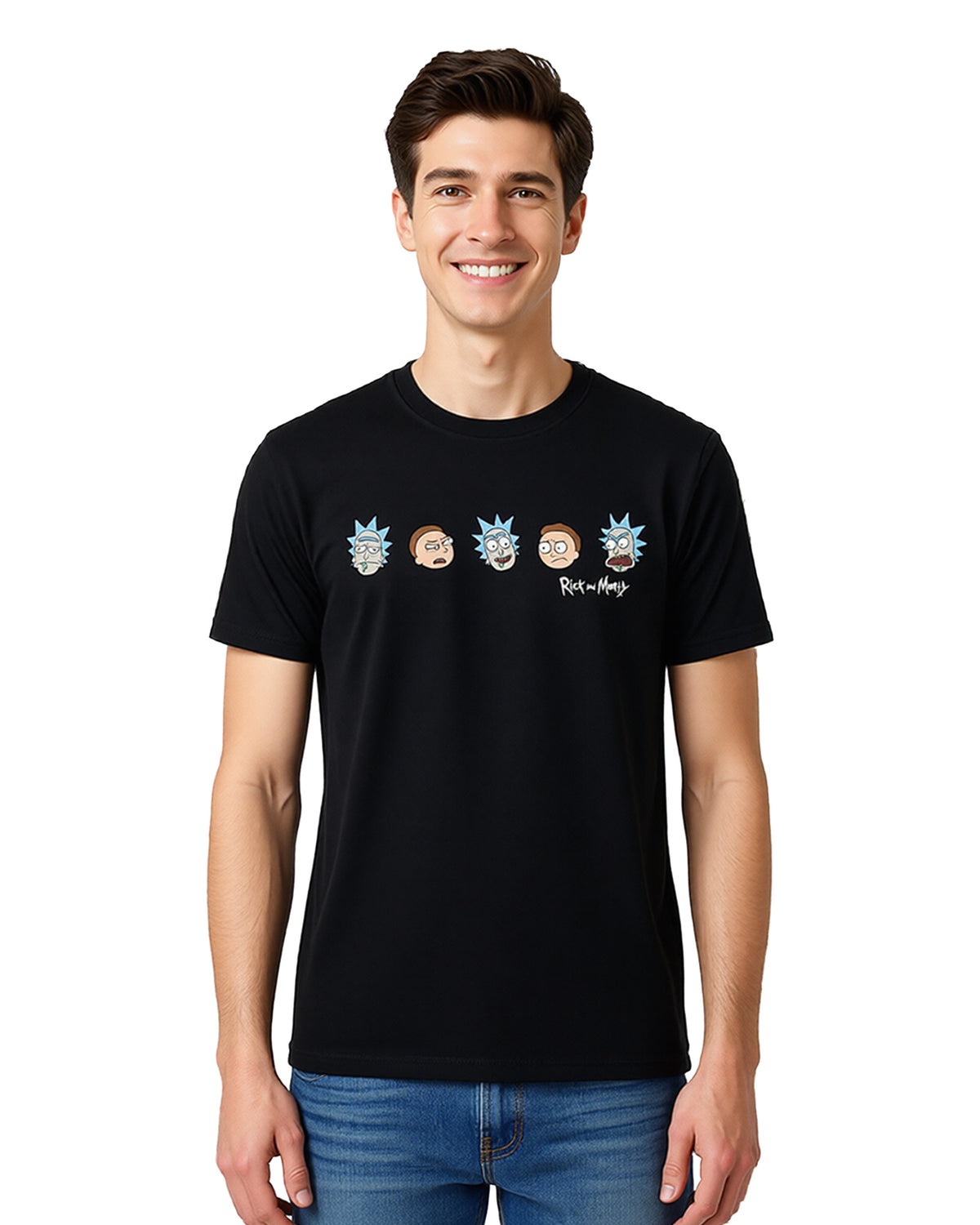 Rick and Morty T-Shirt Men's Multiverse Expressions Graphic Tee