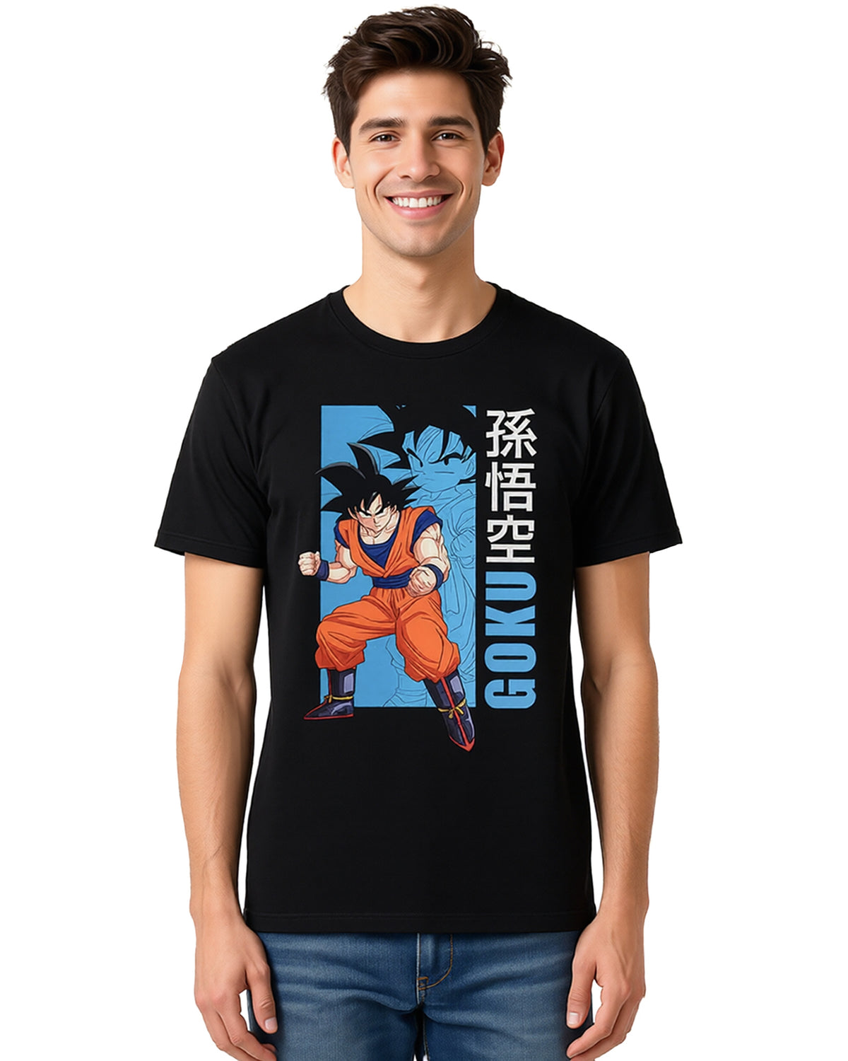 Dragon Ball Z T-Shirt Men's Enraged Warrior Goku Short Sleeve Tee