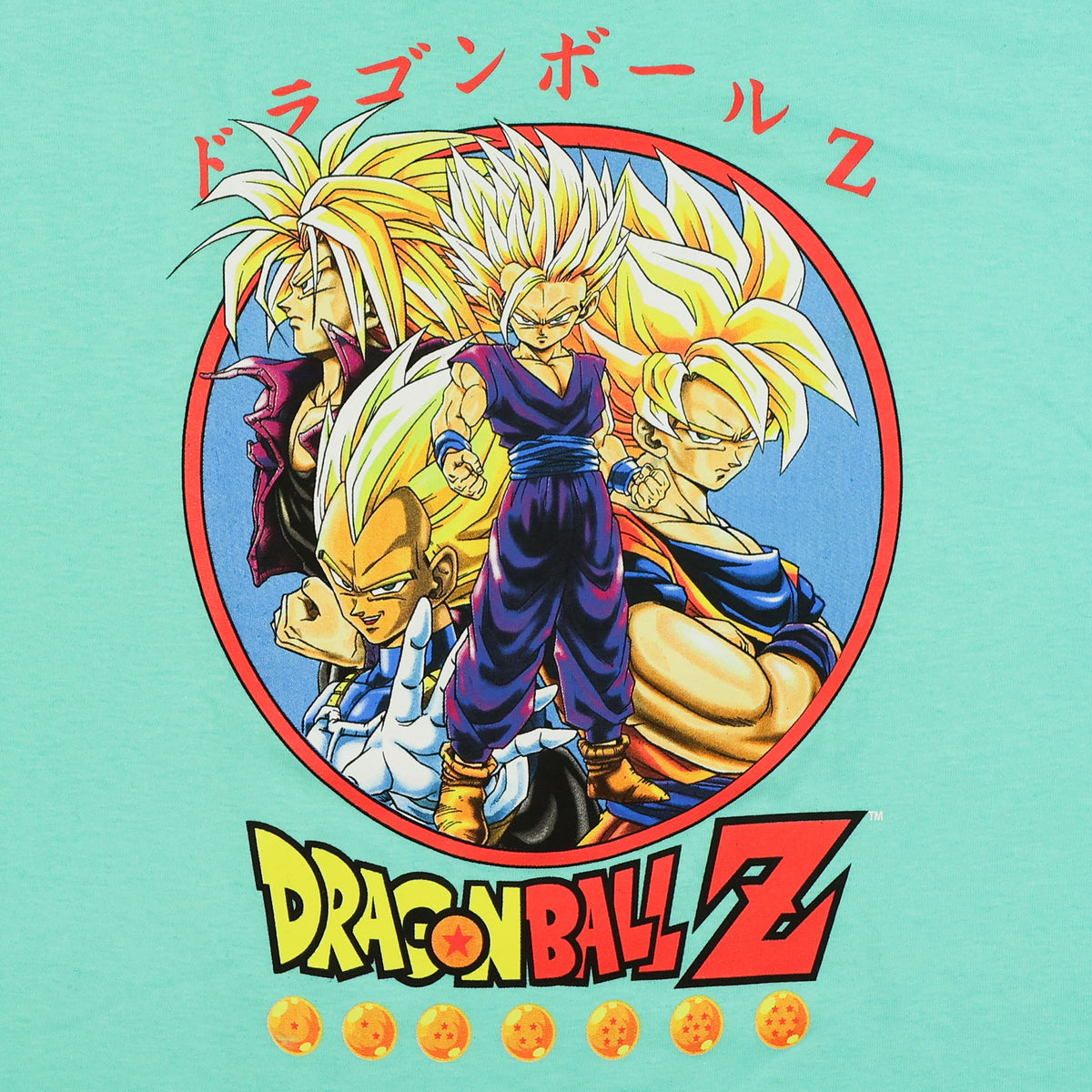 Dragon Ball Z T-Shirt Men's Character Circle Design Graphic Tee