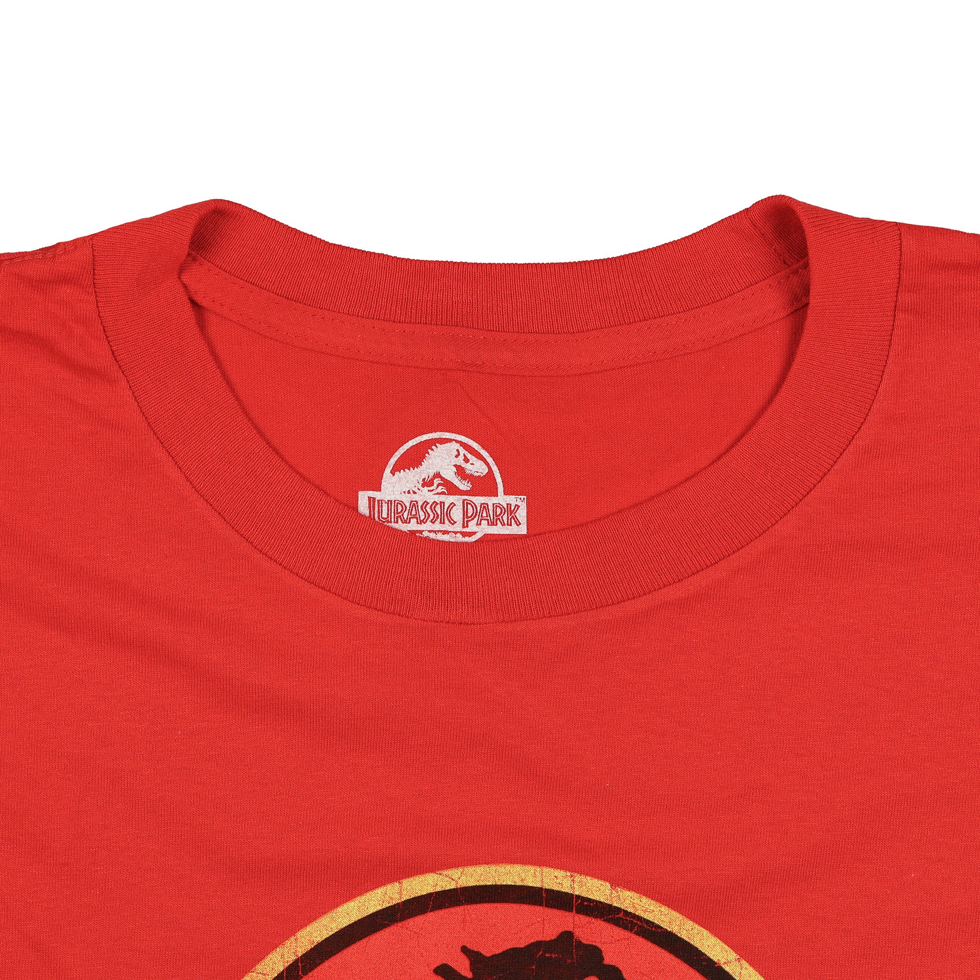 Jurassic Park T-Shirt Men's Dinosaur Silhouette Logo Design Tee