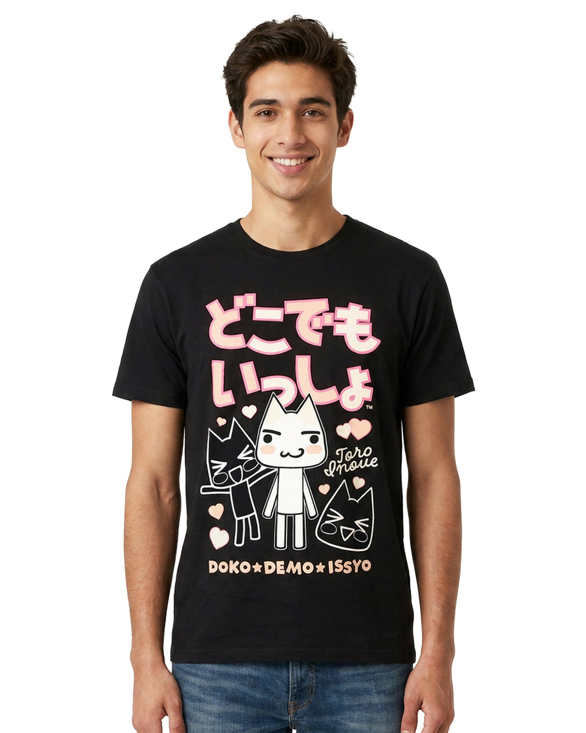 Doko Demo Issyo T-Shirt Men's Toro Inoue Graphic Print Tee