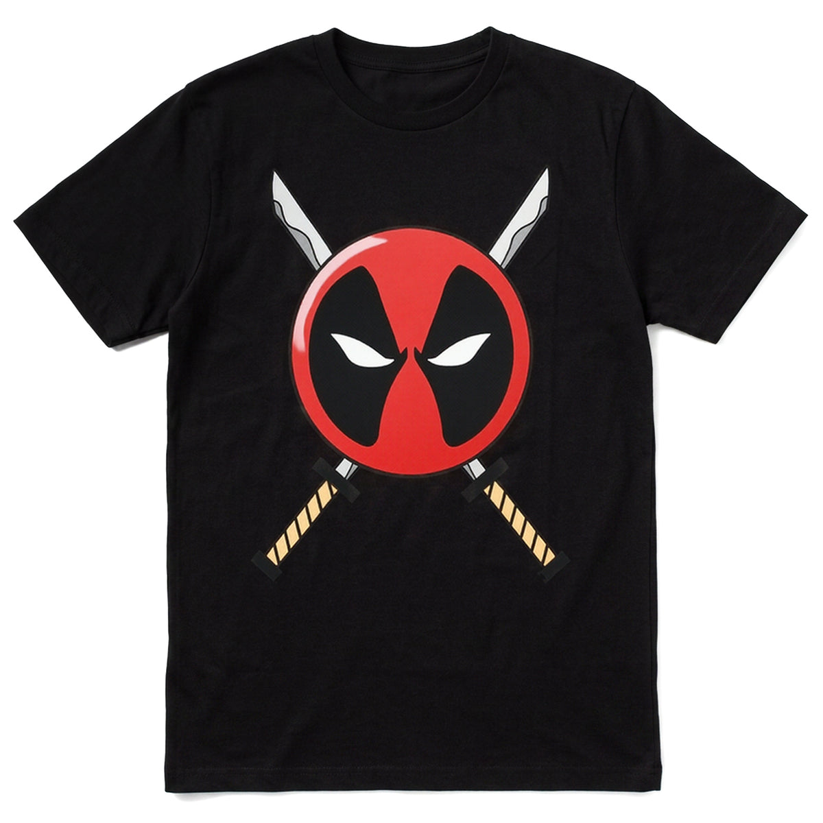 Marvel Deadpool T-Shirt Men's Character Logo Design Graphic Tee