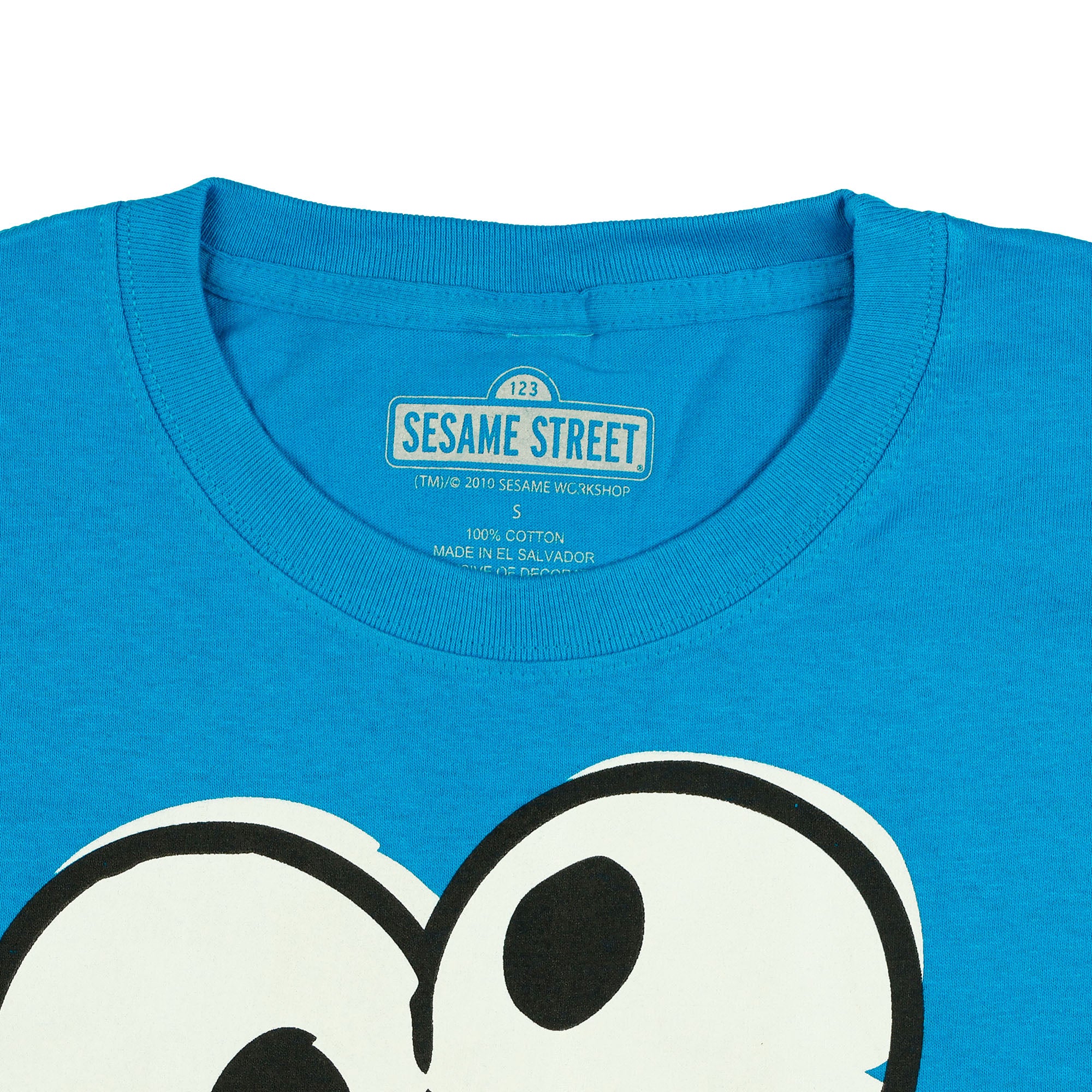 Sesame Street T-Shirt Men's Cookie Monster Tee With Gift Box Tin