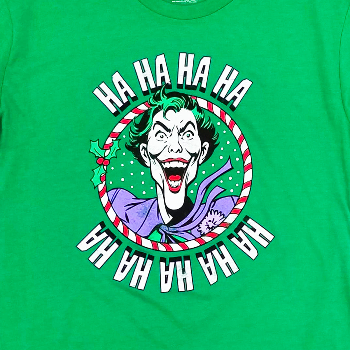 DC Comics Batman Joker T-Shirt Men's Merry Jokemas Graphic Tee