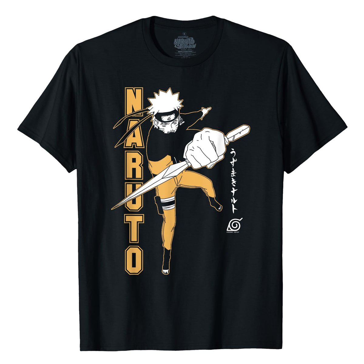 Naruto Shippuden T-Shirt Men's Uzumaki Action Anime Tee