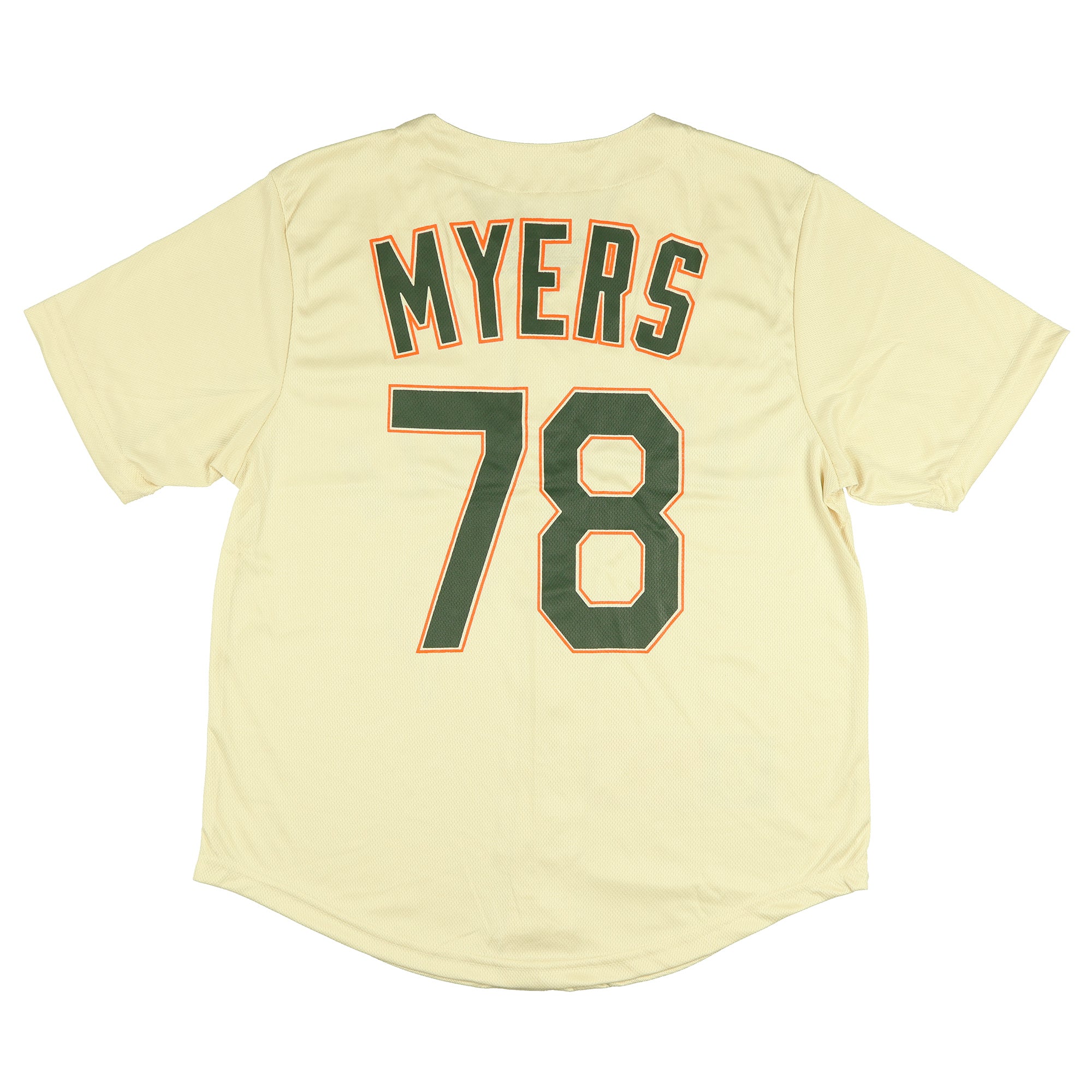 Halloween Baseball Jersey Men's Myers #78 Short Sleeve Button up