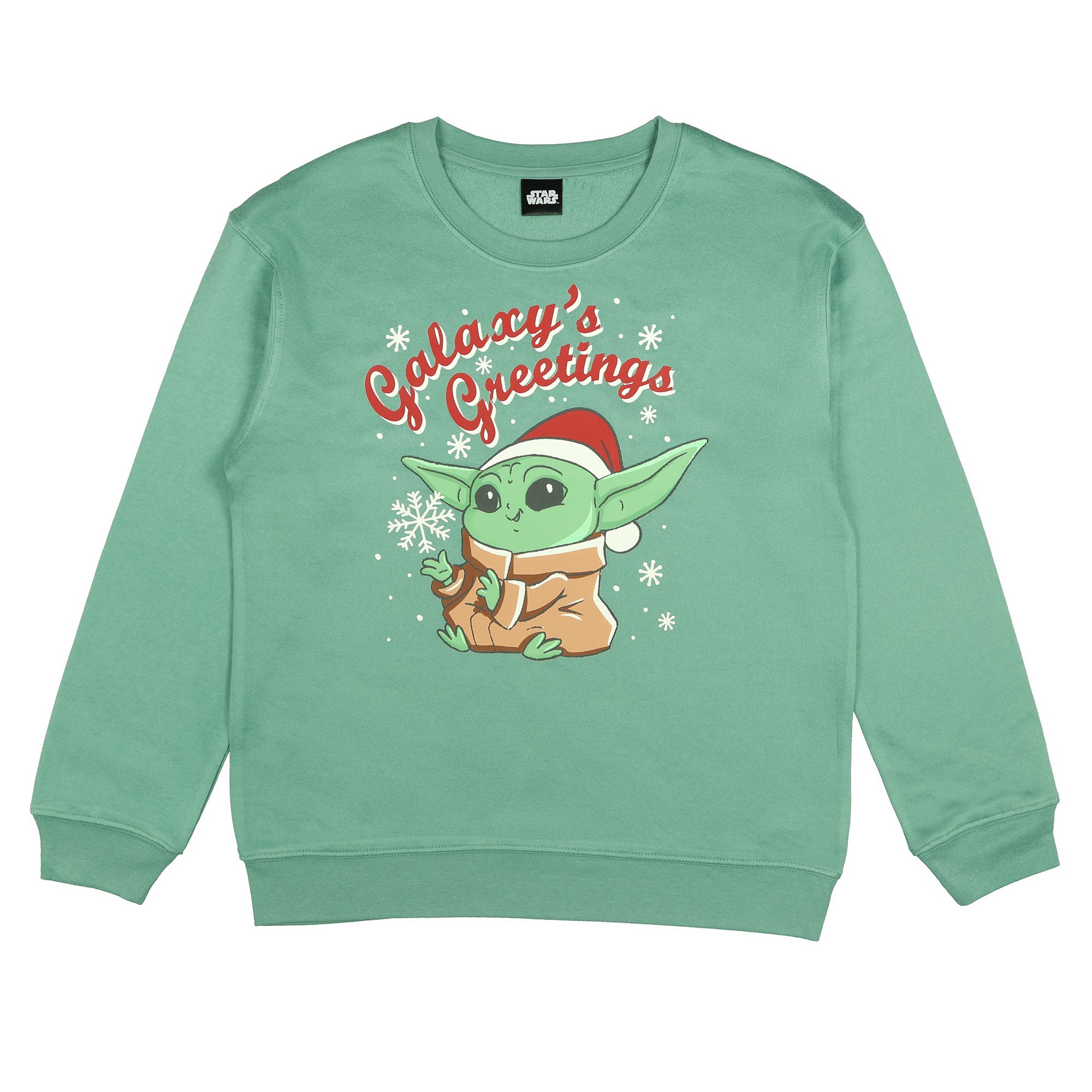The Mandalorian Sweatshirt Women's Grogu Christmas Pullover