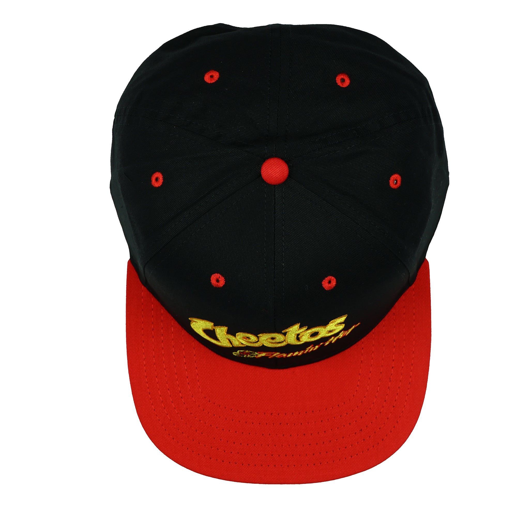 Cheetos Flamin' Hot Hat Flat Bill Snapback OSFM Baseball Cap