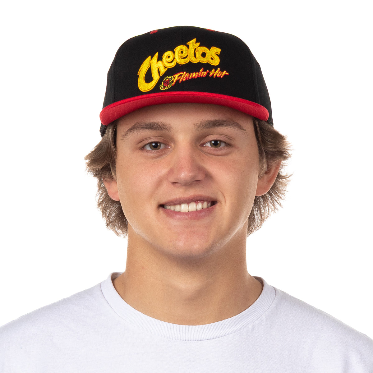 Cheetos Flamin' Hot Hat Flat Bill Snapback OSFM Baseball Cap