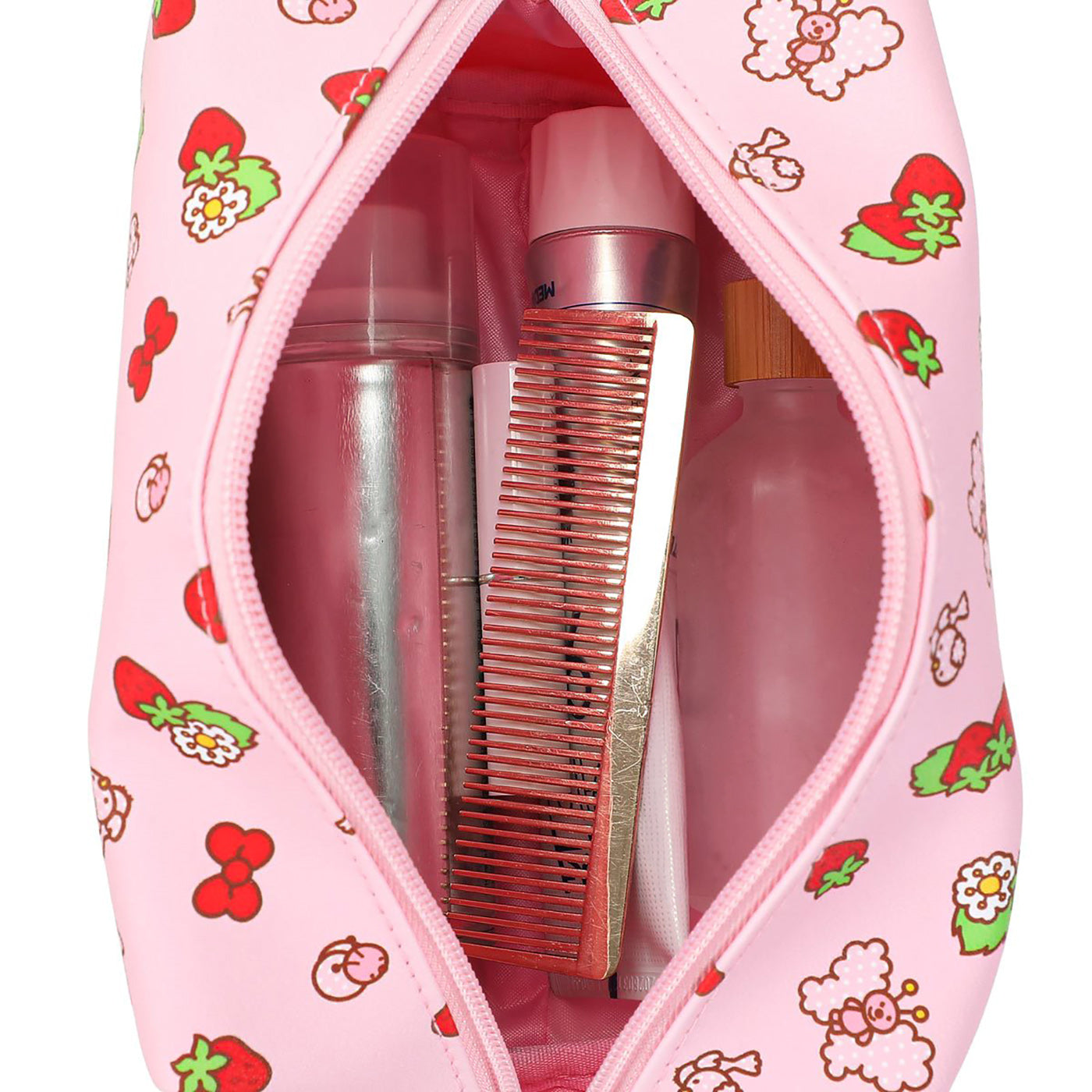 Sanrio My Melody and Strawberry Shortcake Travel Toiletry Cosmetic Bag Case 8"
