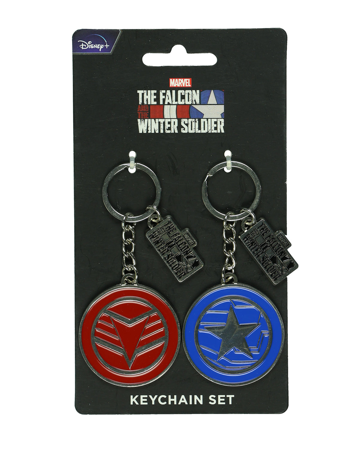 Marvel Comics The Falcon and the Winter Soldier Enamel Keychain 2-Piece Set