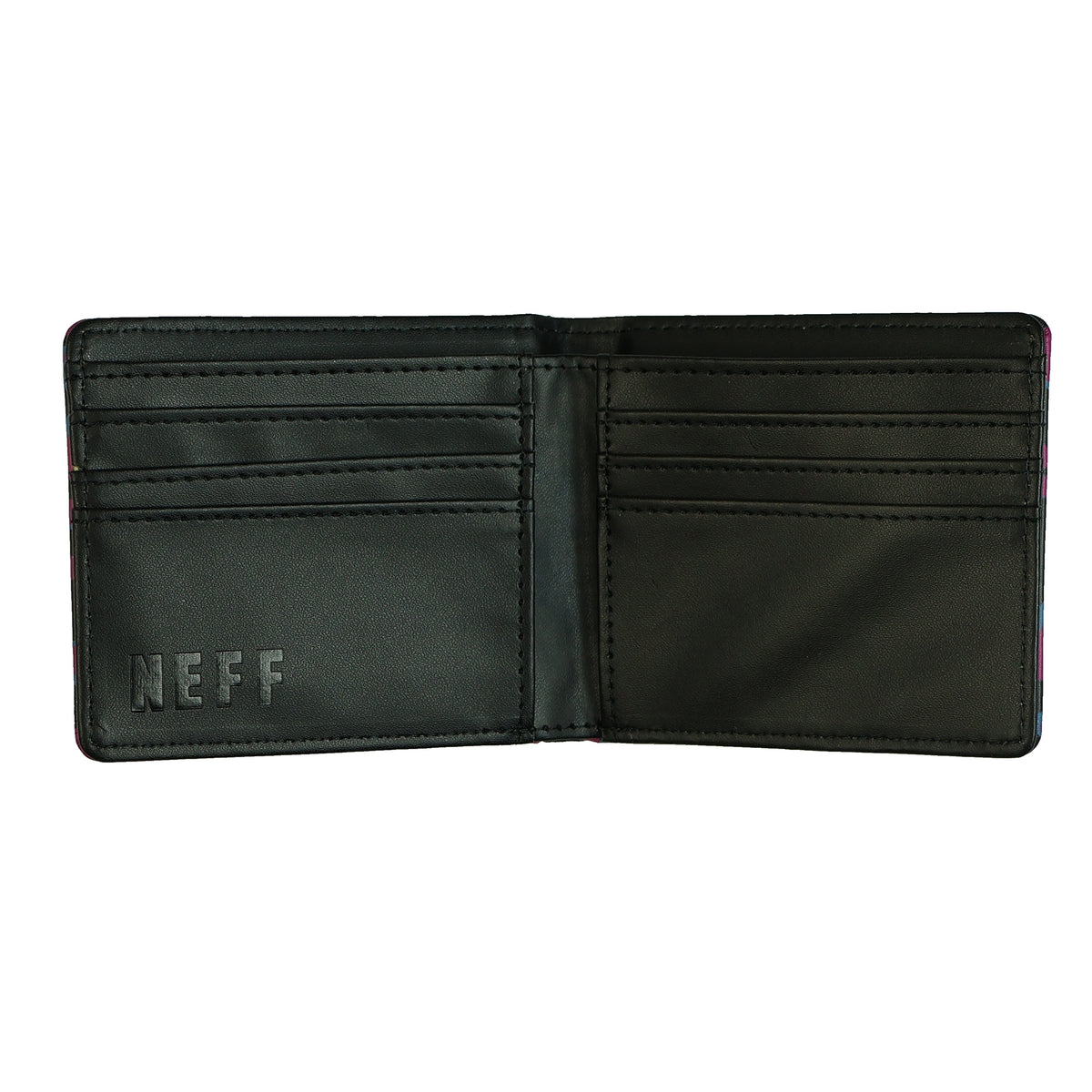 NEFF Bi-Fold Wallet Block Letter Allover Design Tin Box Gift Set