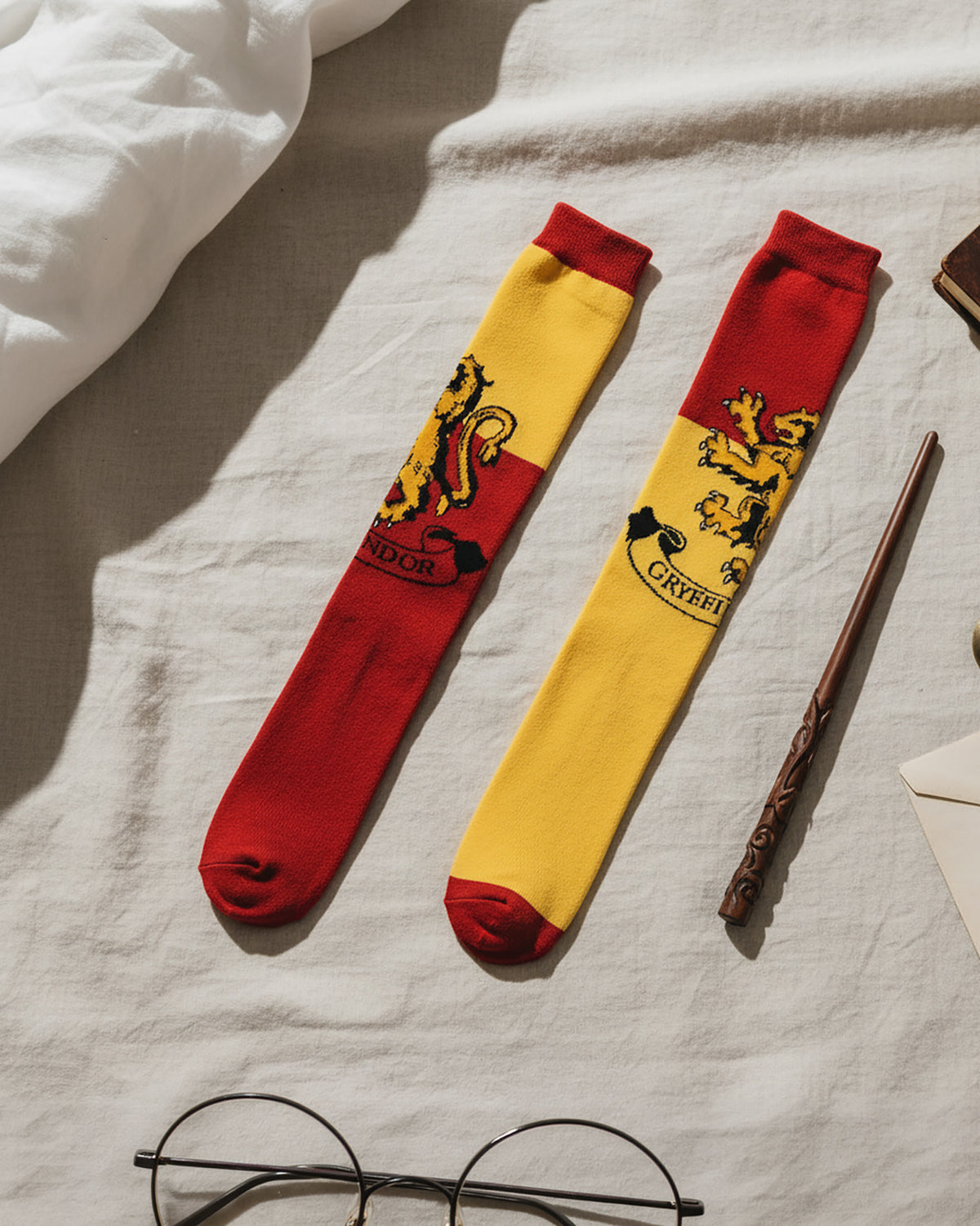 Harry Potter Socks House Gryffindor Women's Knee High Sock 1 Pair 4-10
