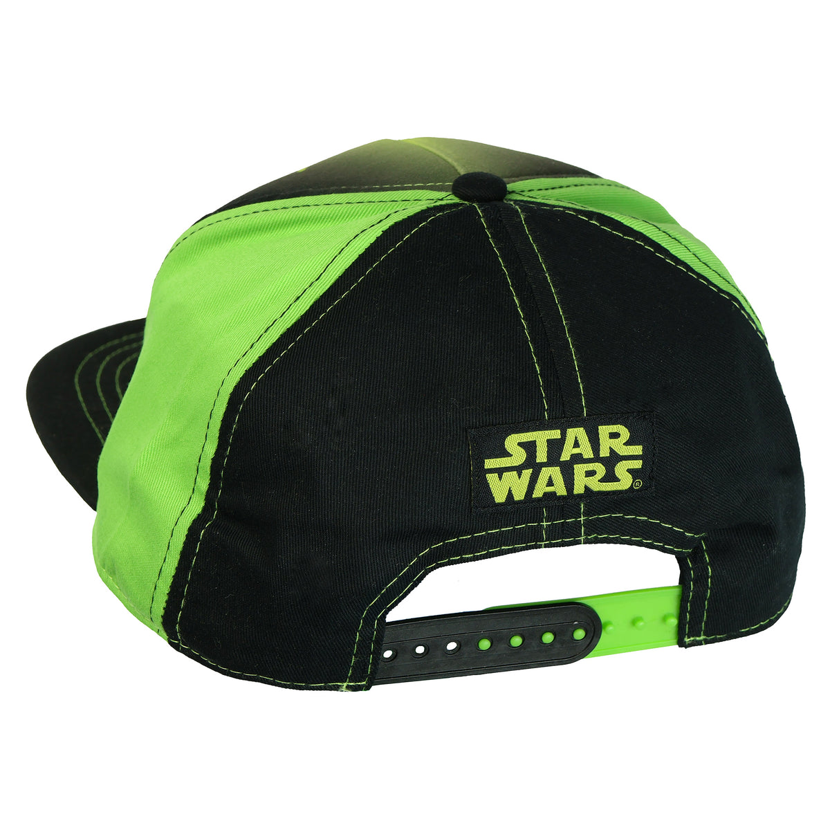 Disney Star Wars Hat Boy's Master Yoda Do or Do Not Flat Brim Snapback Cap