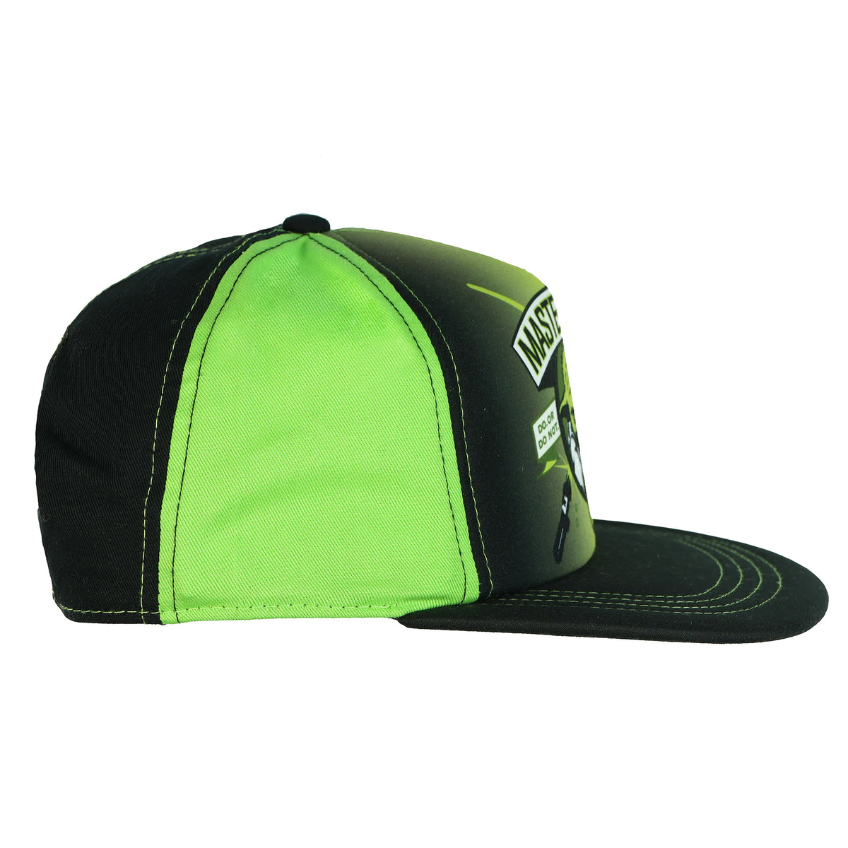 Disney Star Wars Hat Boy's Master Yoda Do or Do Not Flat Brim Snapback Cap