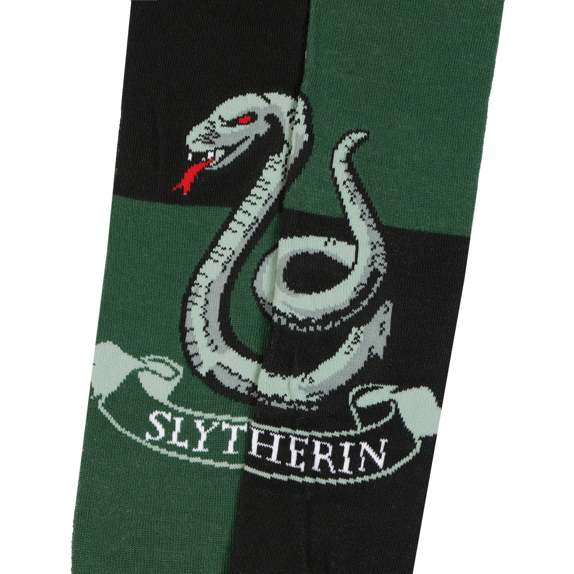 Harry Potter Socks Women's Slytherin House Logo Long Crew Sock 1 Pair Size 4-10