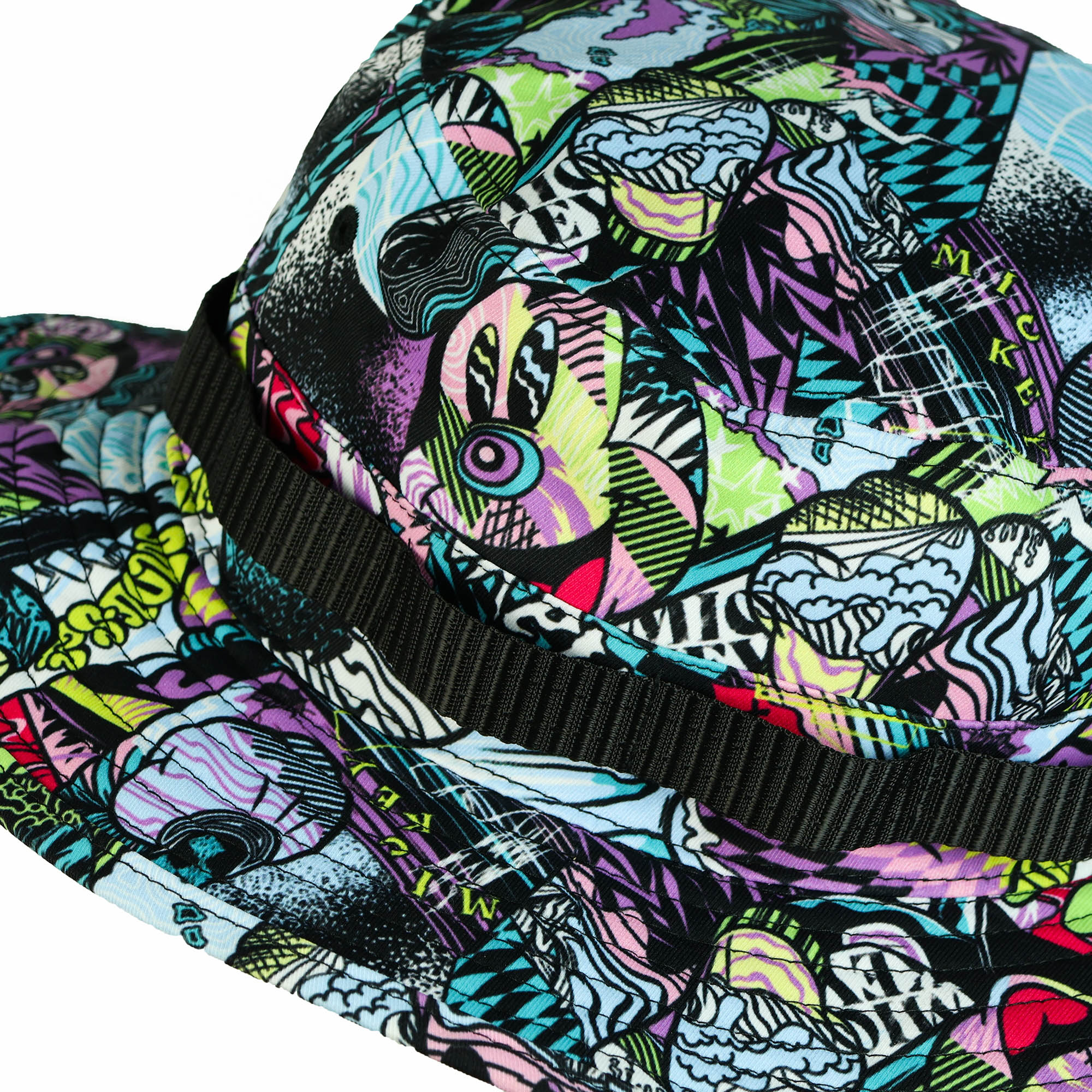 NEFF X Disney Mickey Mouse Adult Wide Brim Boonie Bucket Hat