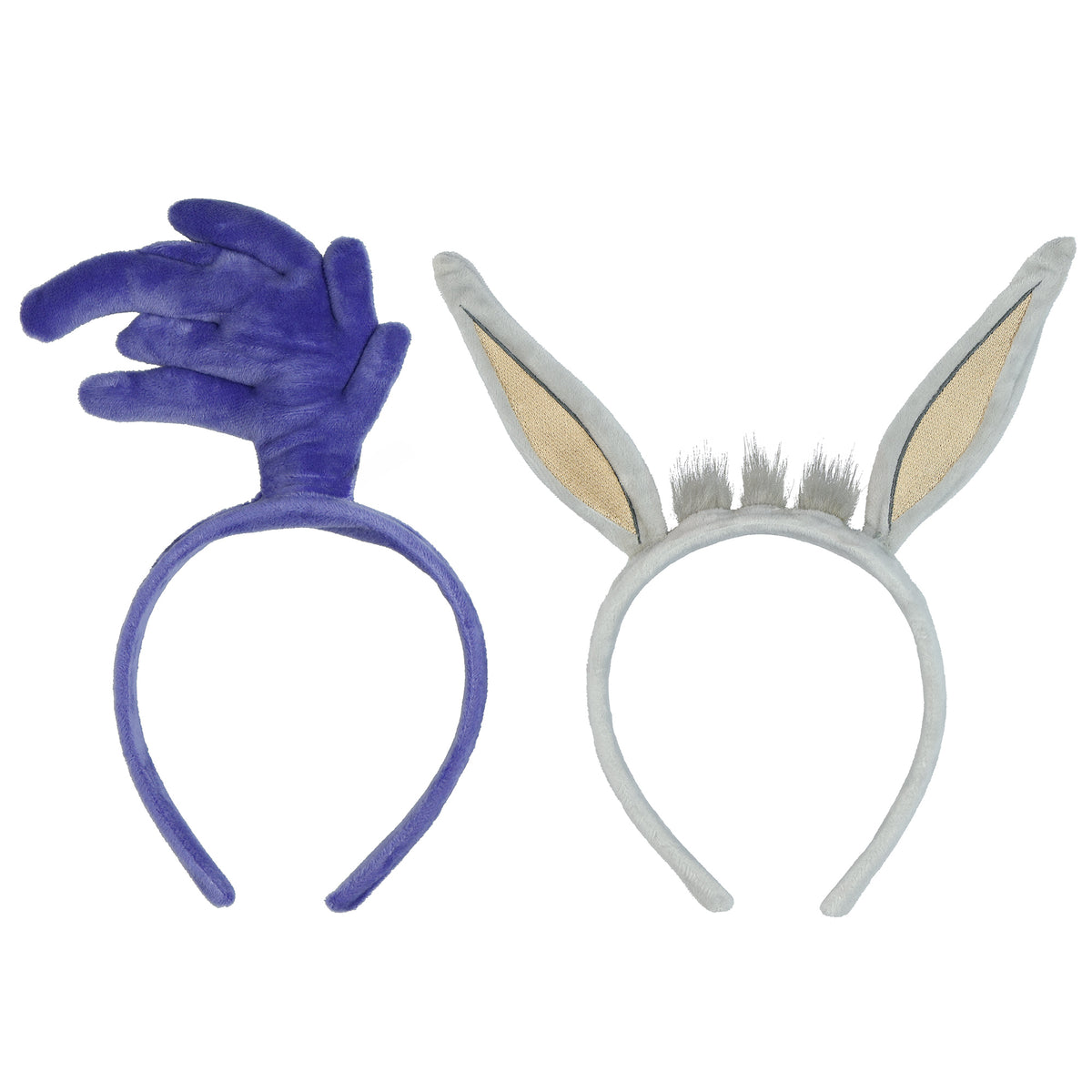 Looney Tunes Cosplay Headband Set Bugs Bunny and Roadrunner 3D Design 2-Pack