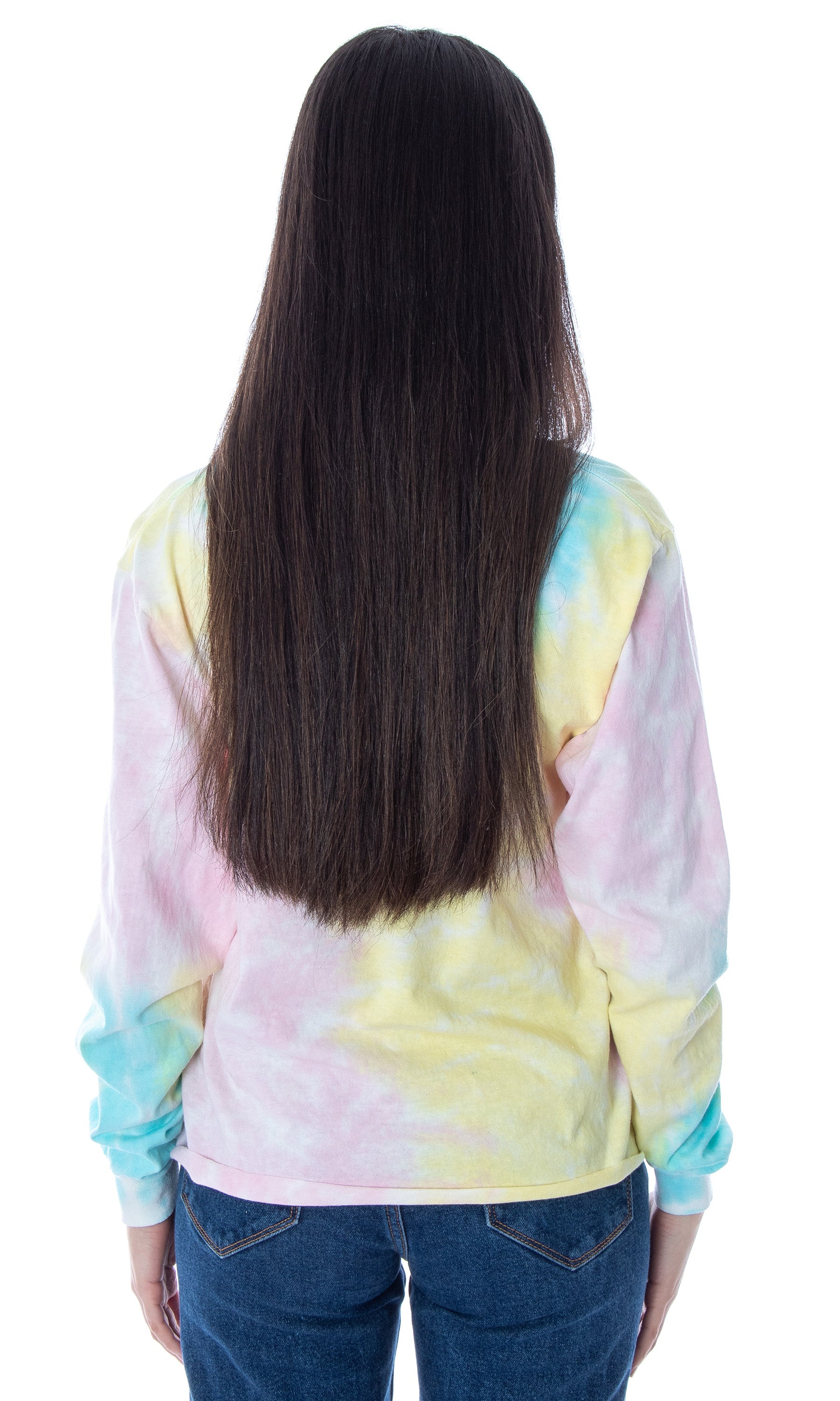 Star Wars Women's Expressions Of The Child Tie Dye Skimmer Long Sleeve T-Shirt
