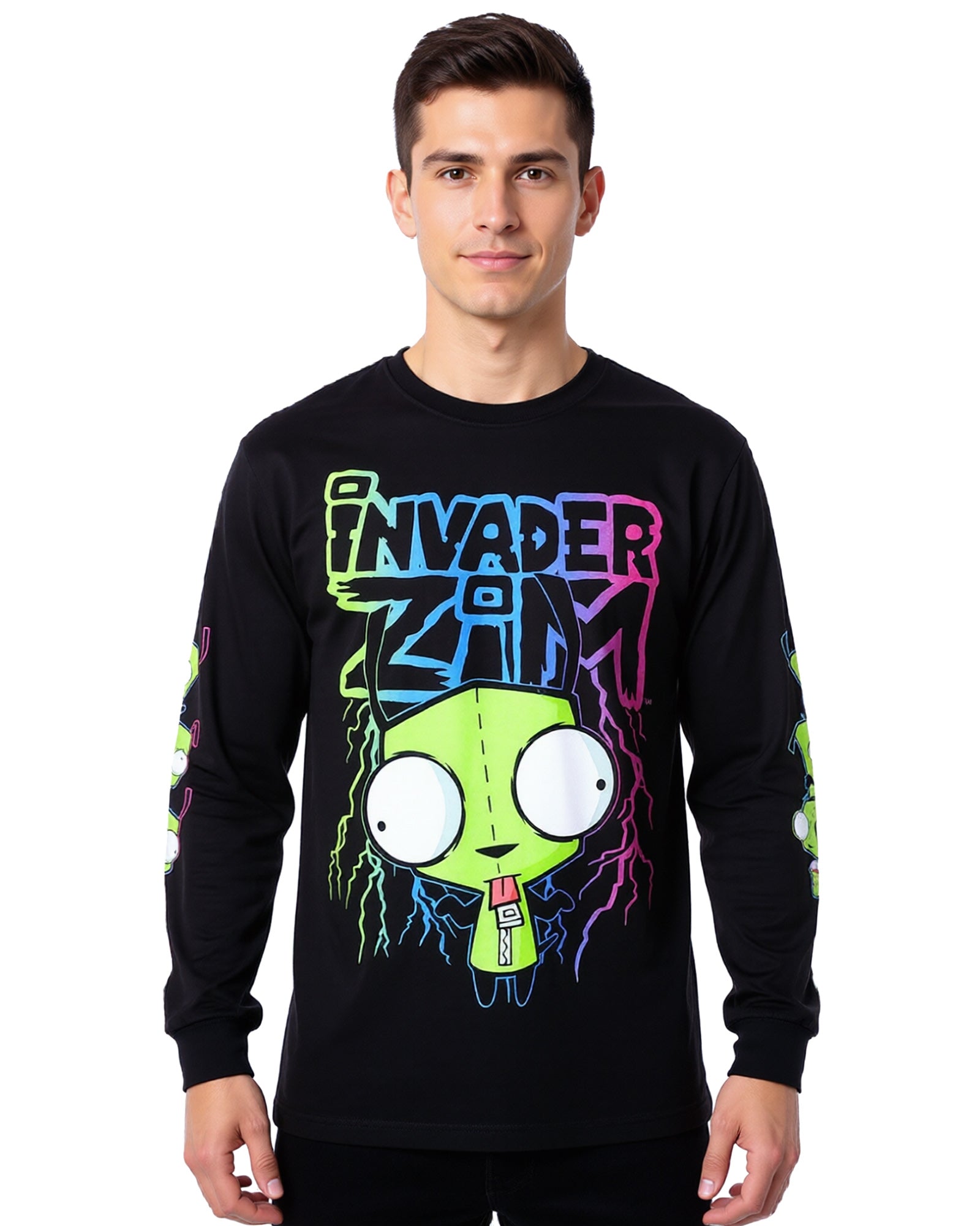 Invader Zim Shirt Men's Gir In Dog Suit Long Sleeve Graphic Top