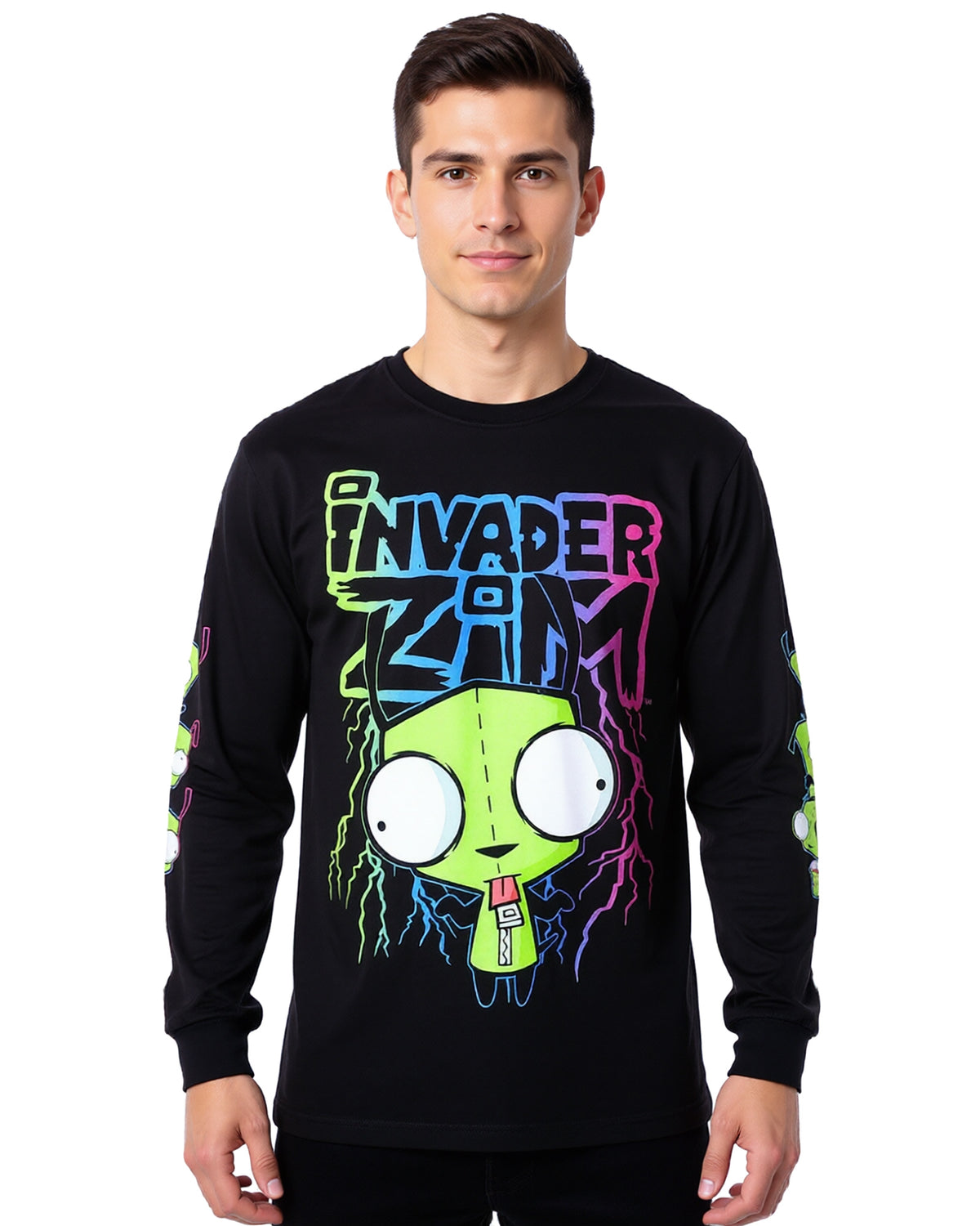 Invader Zim Shirt Men's Gir In Dog Suit Long Sleeve Graphic Top