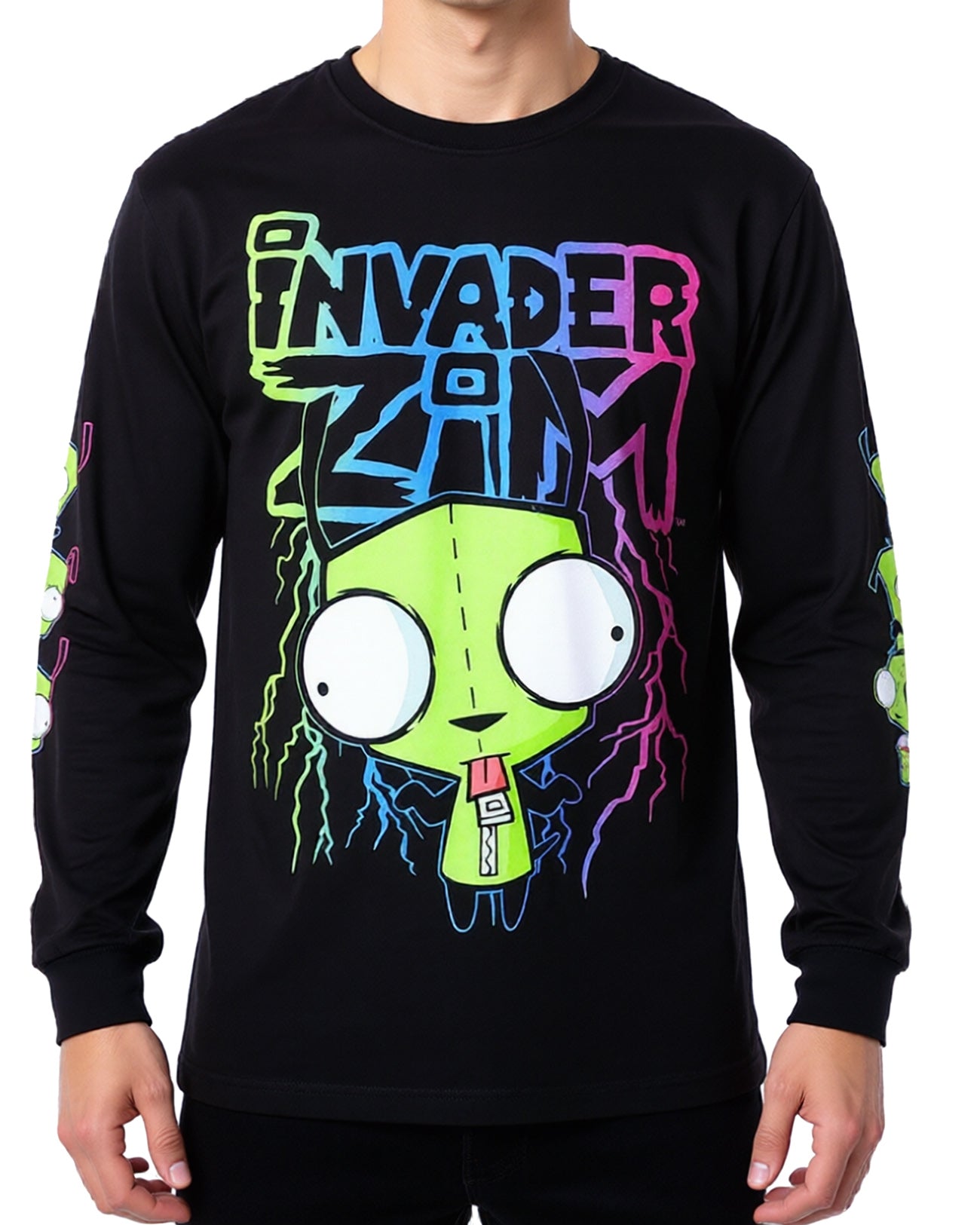 Invader Zim Shirt Men's Gir In Dog Suit Long Sleeve Graphic Top