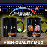 Pac-Man Heat Reactive Color Changing 16 Oz. Tea Coffee Mug Cup
