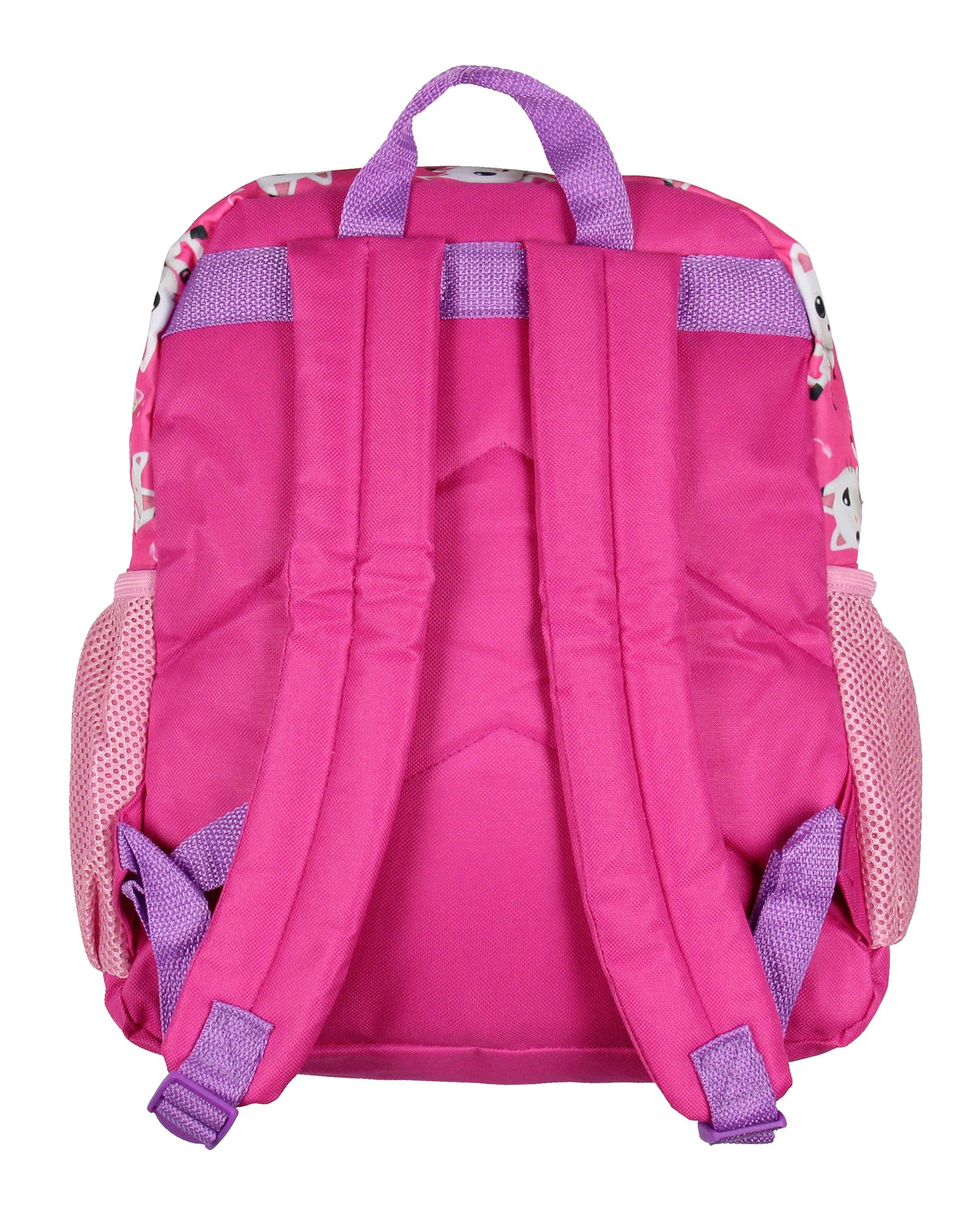 Gabby's Dollhouse Backpack Cat Friends Raised Character 14" Backpack For Kids