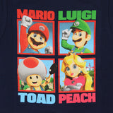 Super Mario Boys Shirt Mario Luigi Princess Peach Toad Youth Kids T-Shirt