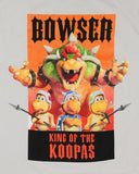Super Mario Bros Movie Shirt Men's Bowser King Of The Koopas Adult T-Shirt