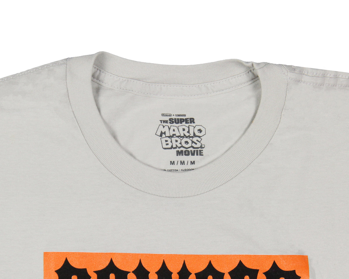 Super Mario Bros Movie Shirt Men's Bowser King Of The Koopas Adult T-Shirt