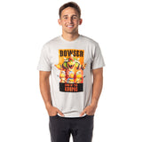 Super Mario Bros Movie Shirt Men's Bowser King Of The Koopas Adult T-Shirt