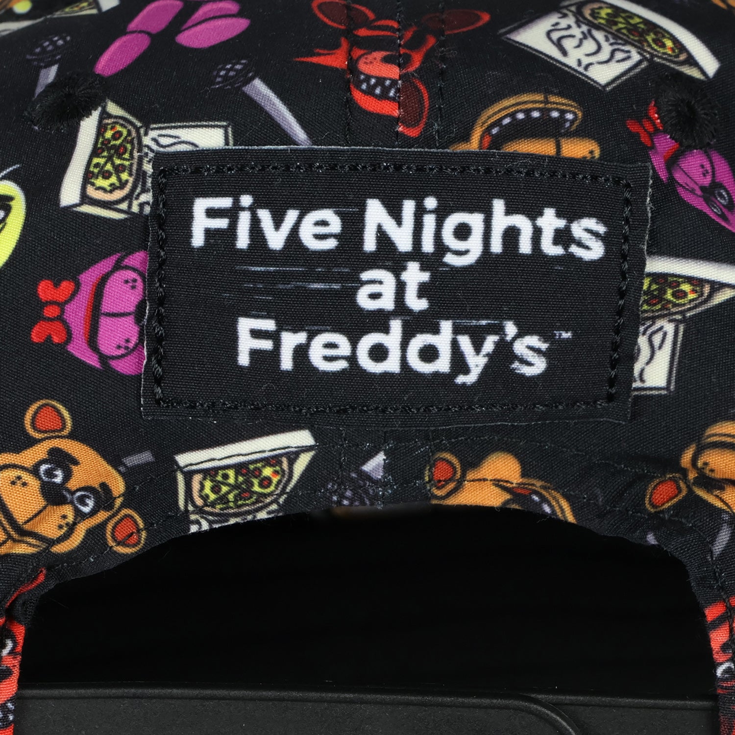 Five Nights at Freddy's Hat Youth AOP Freddy Chica Bonnie Foxy OSFM Baseball Cap