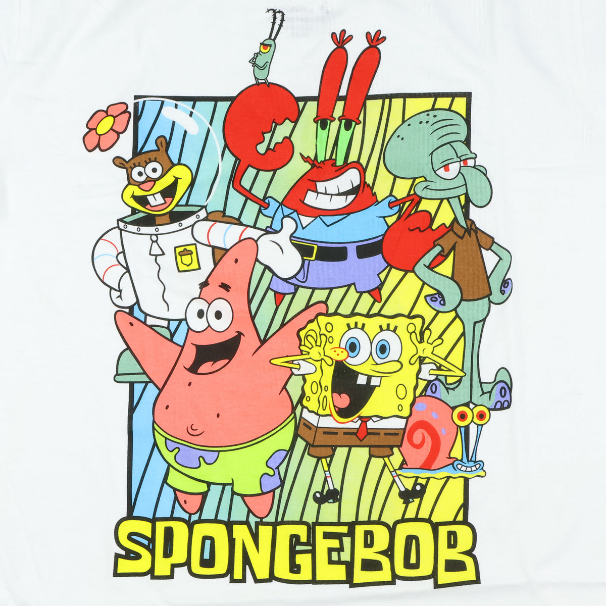 SpongeBob Squarepants Shirt Men's Squidward Patrick Sandy Graphic Tee