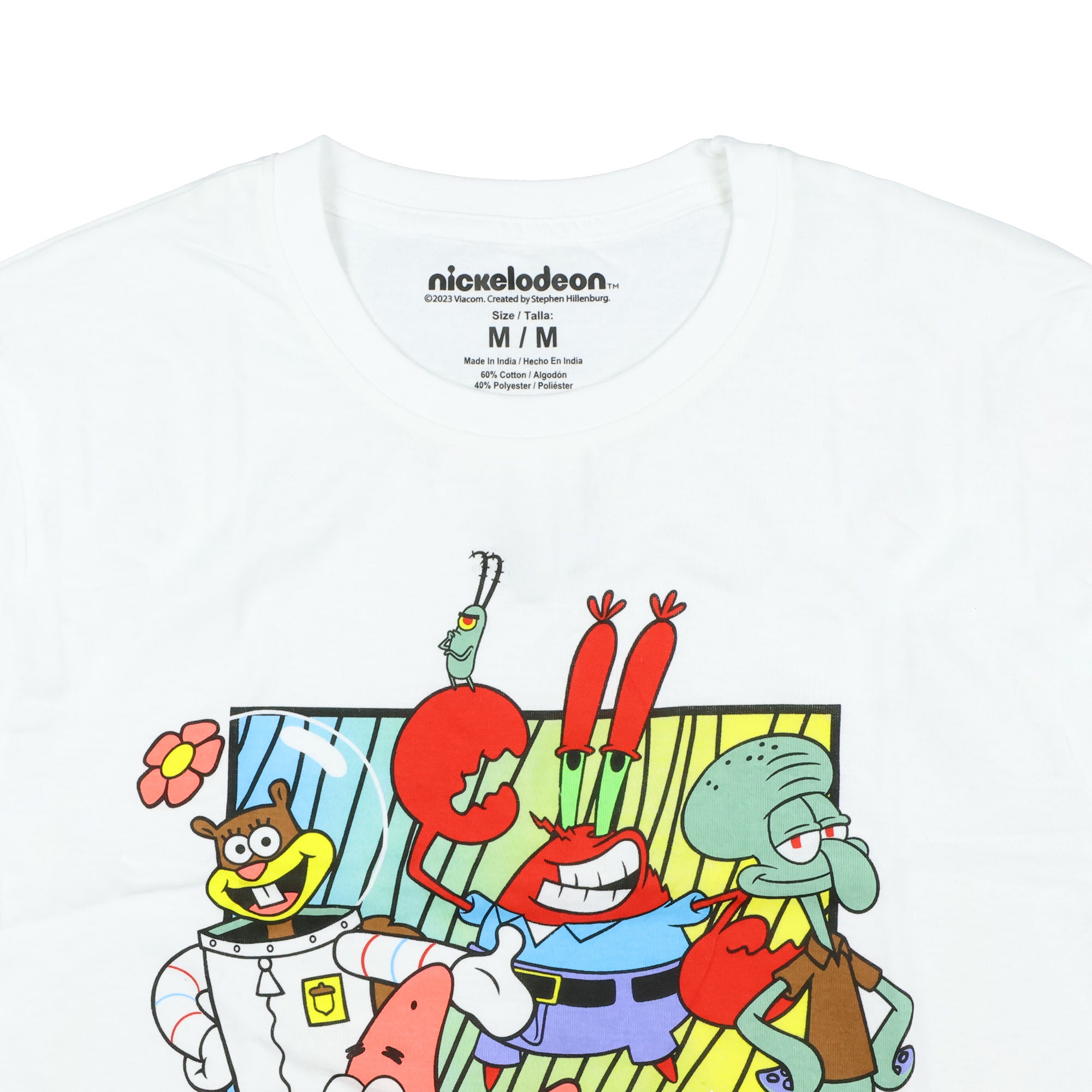 SpongeBob Squarepants Shirt Men's Squidward Patrick Sandy Graphic Tee
