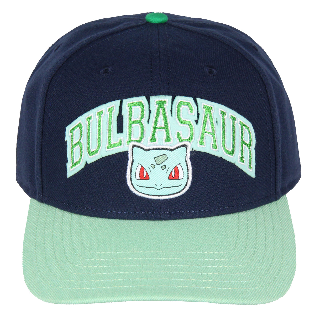 Pokemon Adult Embroidered Precurve Snapback Hat For Men and Women