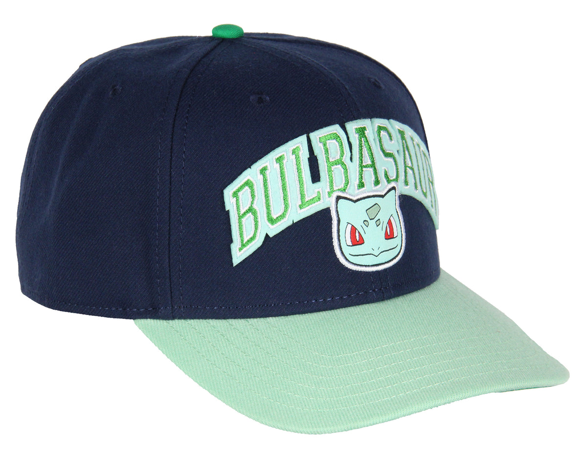 Pokemon Adult Embroidered Precurve Snapback Hat For Men and Women