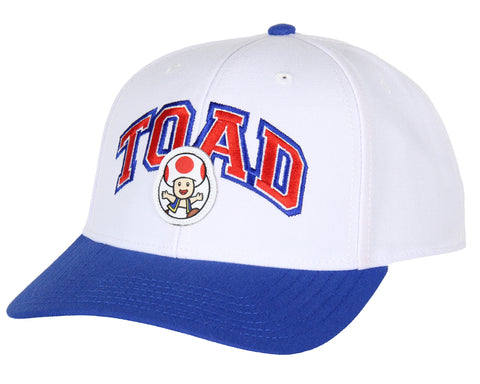 Nintendo Super Mario Hat Toad Embroidered Snapback Baseball Cap For Adults
