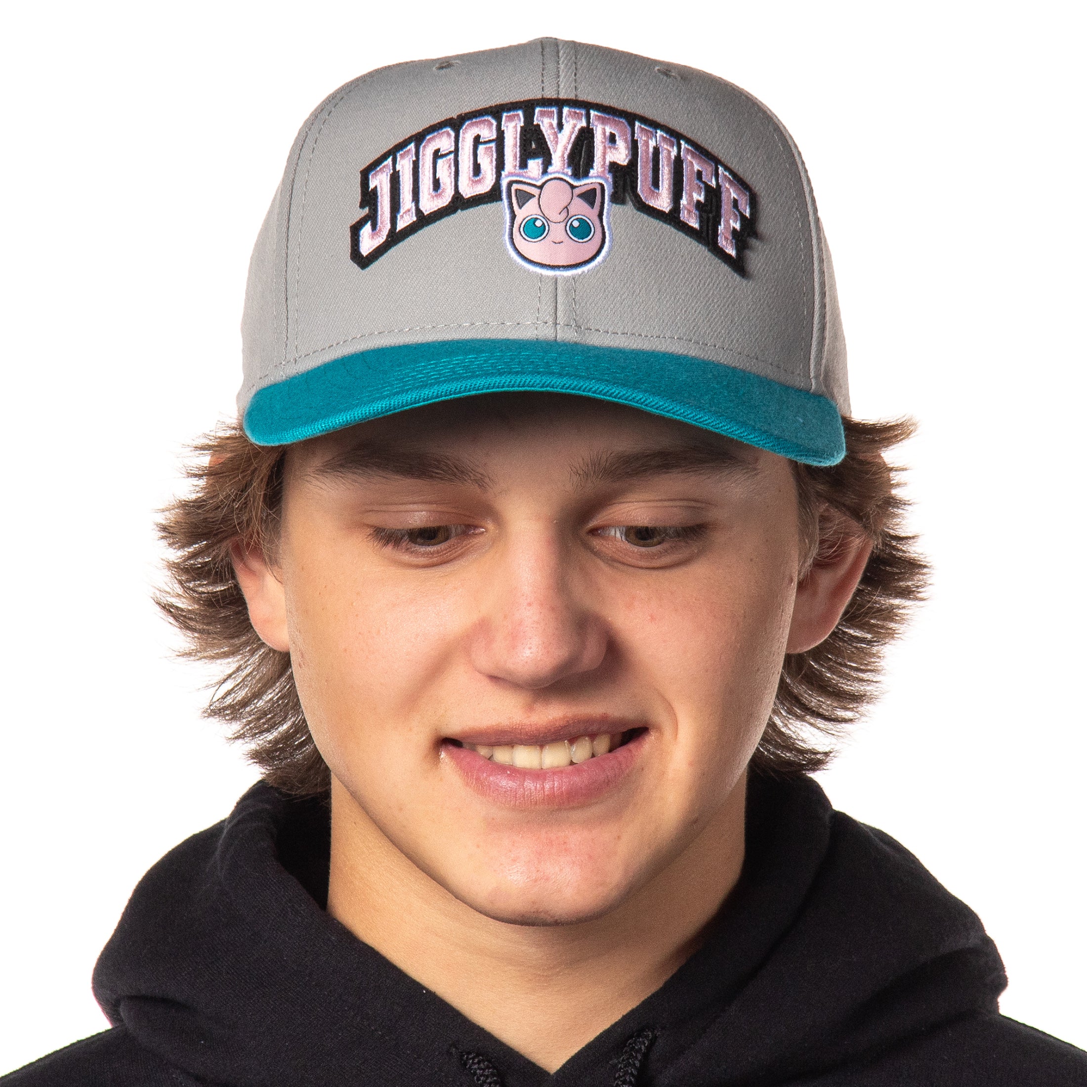 Pokemon Adult Embroidered Precurve Snapback Hat For Men and Women