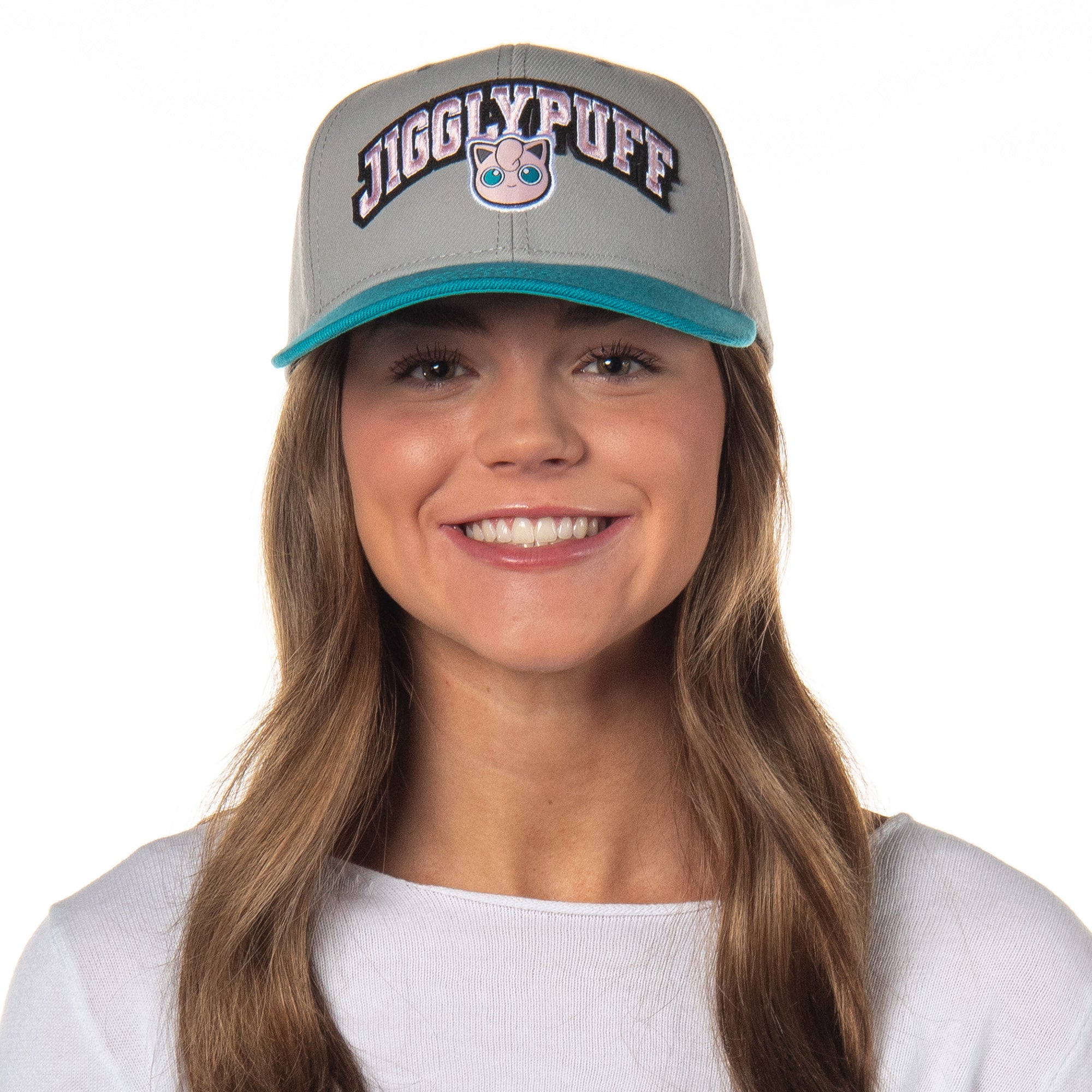 Pokemon Adult Embroidered Precurve Snapback Hat For Men and Women