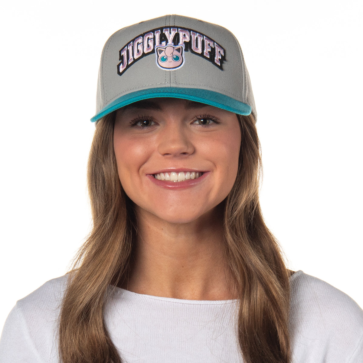 Pokemon Adult Embroidered Precurve Snapback Hat For Men and Women